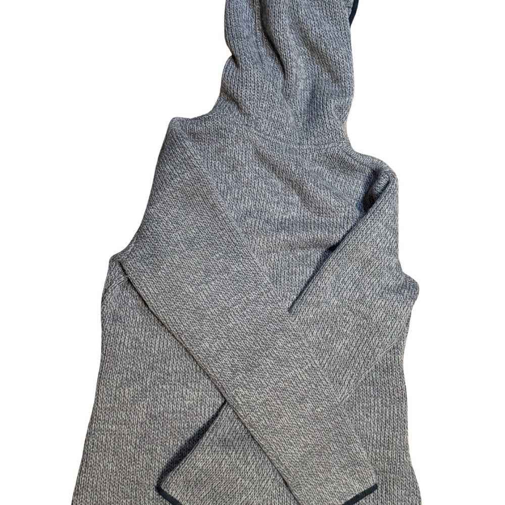 Merrell Womens Zip Up Hoodie Jacket Gray Fleece‎ Hooded Outdoor Size M - Picture 4 of 12